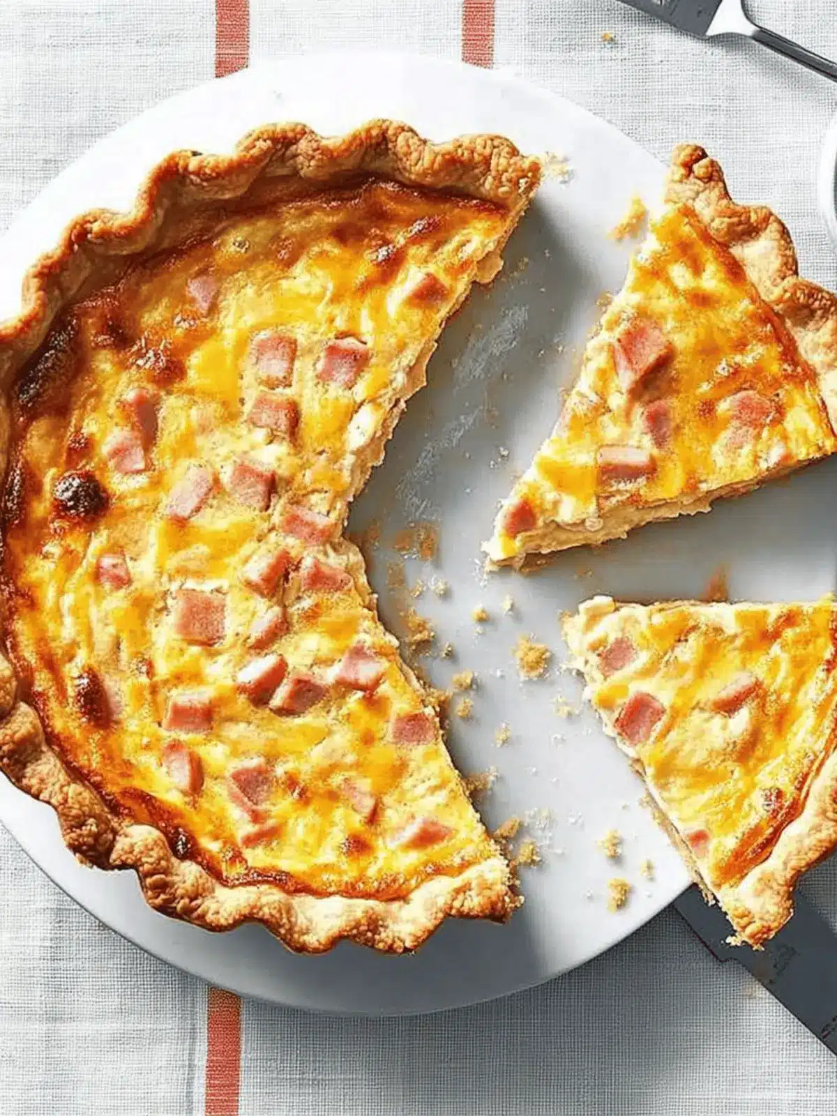 Ham and Cheese Quiche