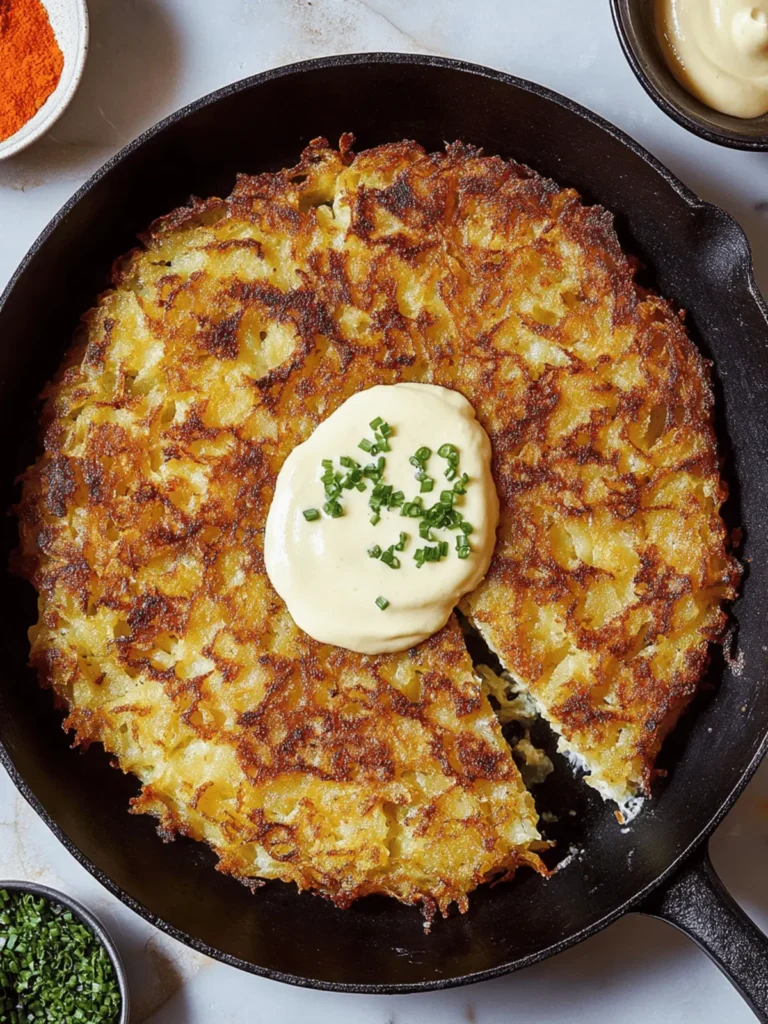 Giant Skillet Latke