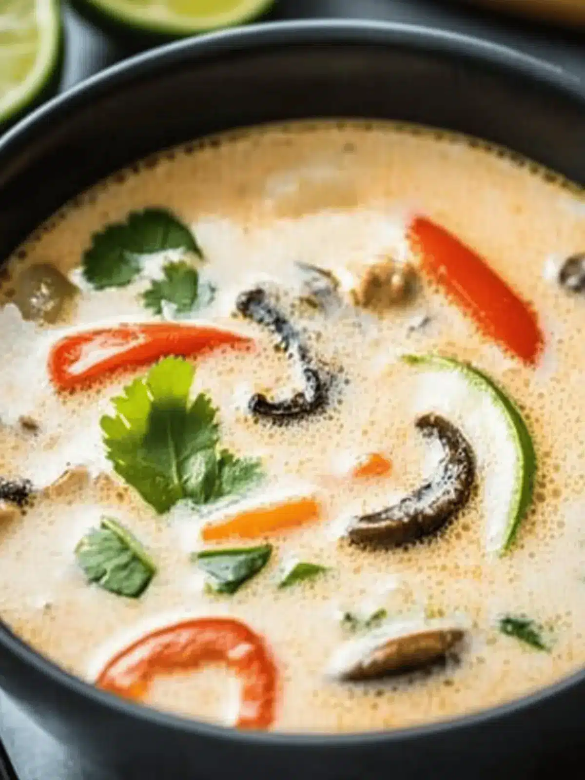 Easy Tom Kha Gai – Thai Coconut Soup for Cozy Nights 2 Easy Tom Kha Gai – Thai Coconut Soup
