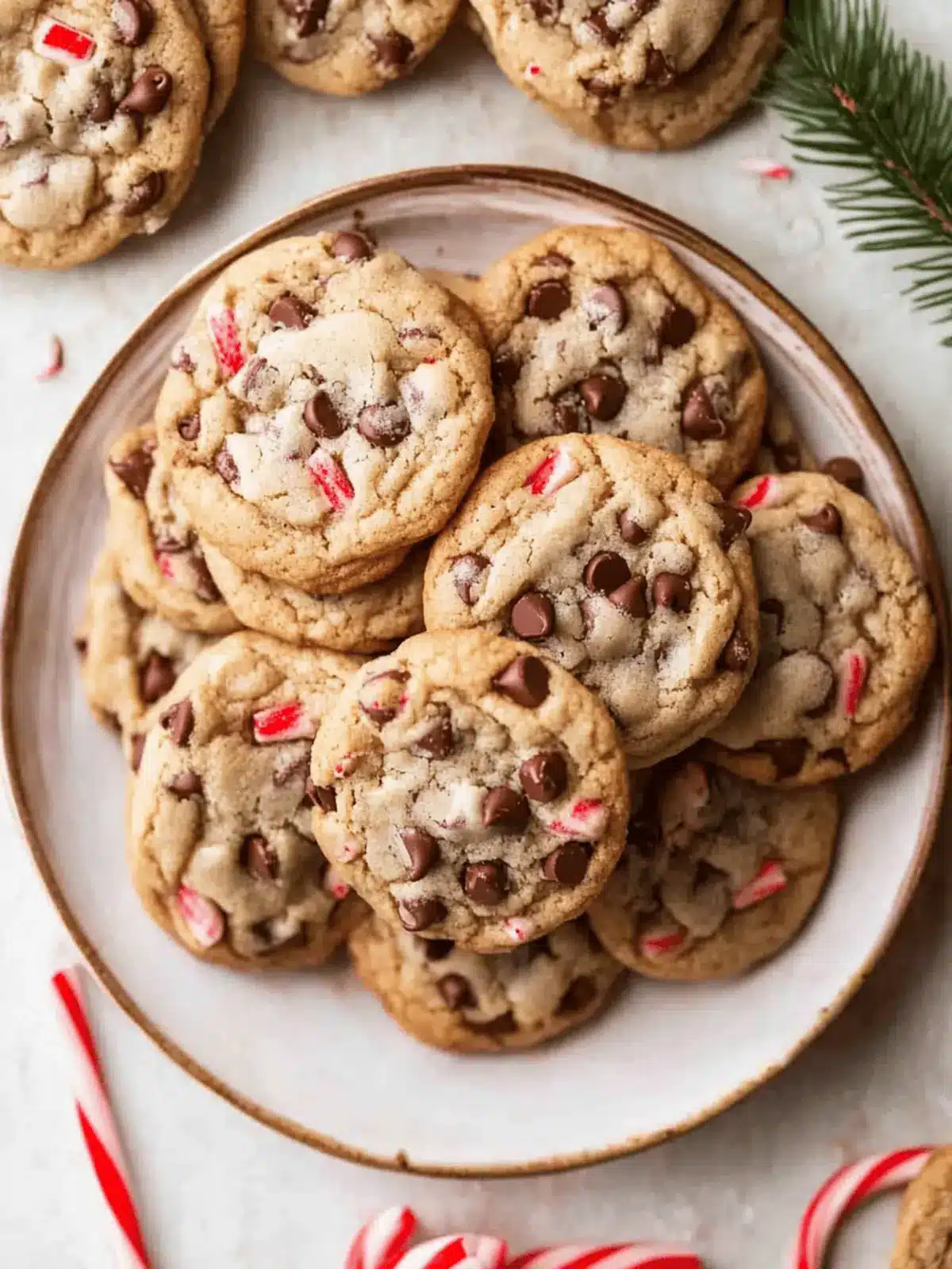 Peppermint Chocolate Chip Cookies for Holiday Cheer 2 Peppermint Chocolate Chip Cookies