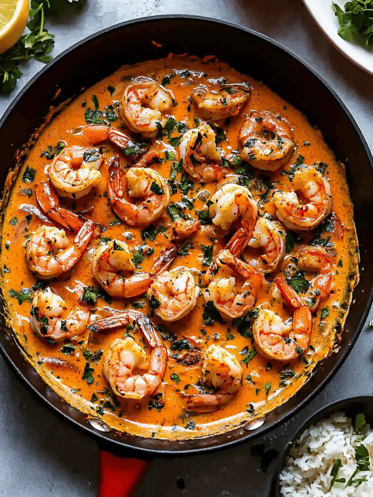 Creamy Garlic-Paprika Shrimp Skillet: Your Weeknight Delight 5 Creamy Garlic-paprika Shrimp Skillet