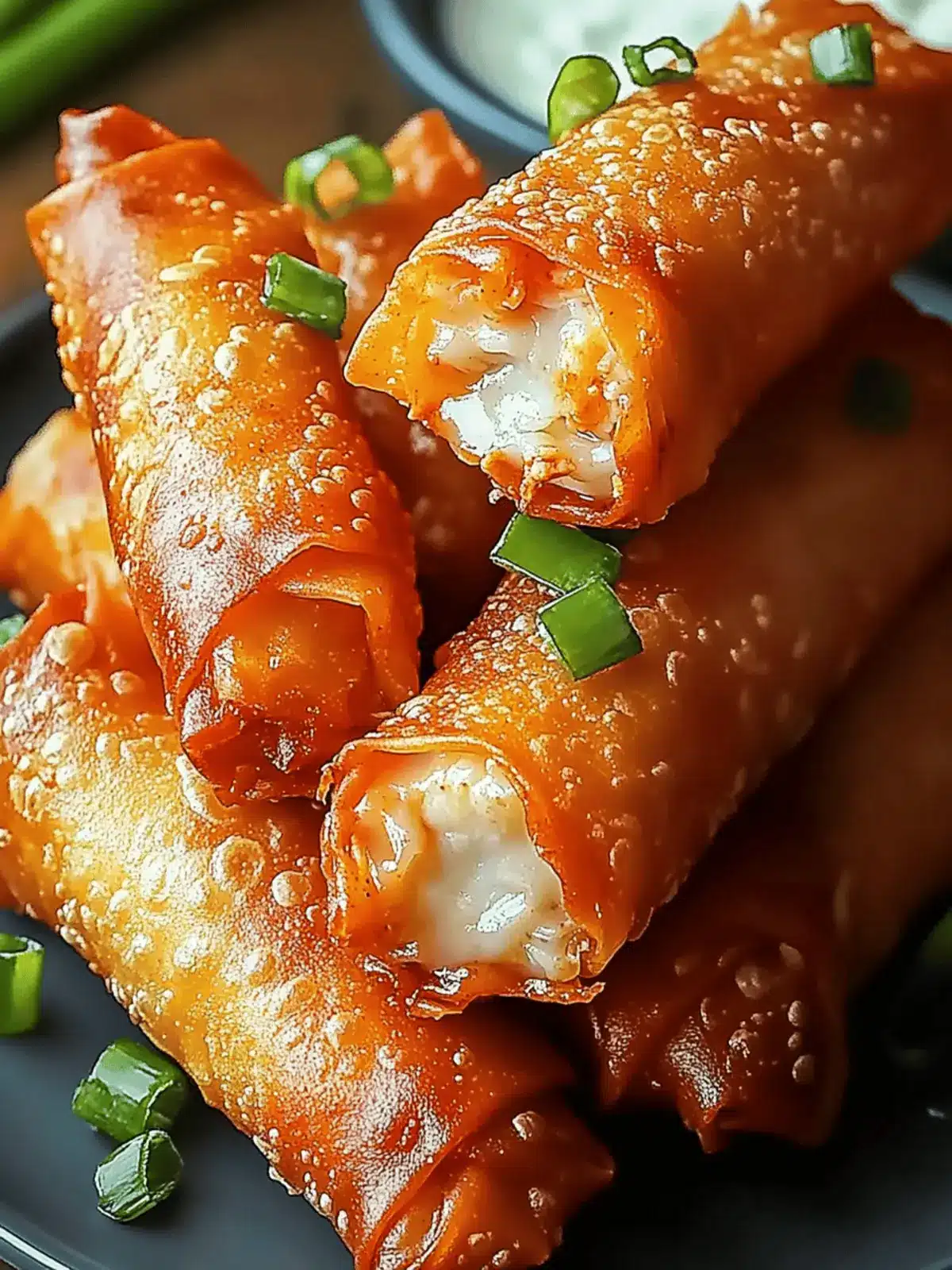 Crispy Buffalo Chicken Dip Egg Rolls for the Ultimate Snack Attack 4 Crispy Buffalo Chicken Dip Egg Rolls