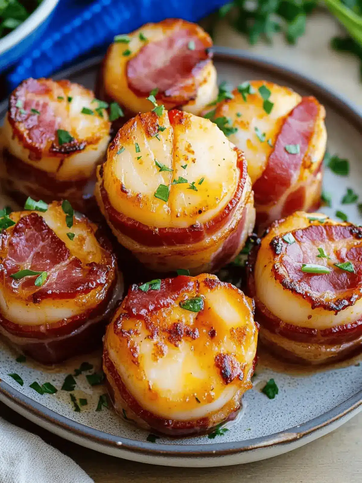 Bacon Wrapped Scallops