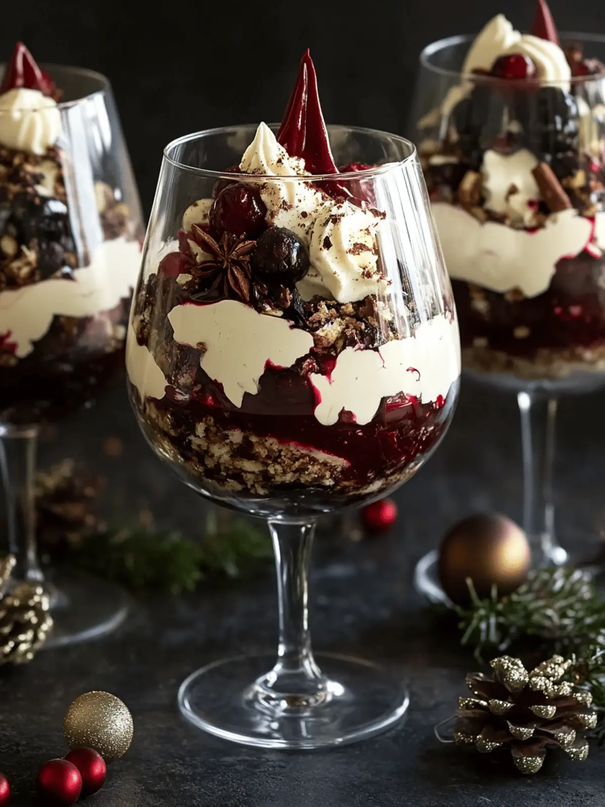 Irresistible Black Forest Trifle for Christmas Gatherings 3 Black Forest Trifle for Christmas