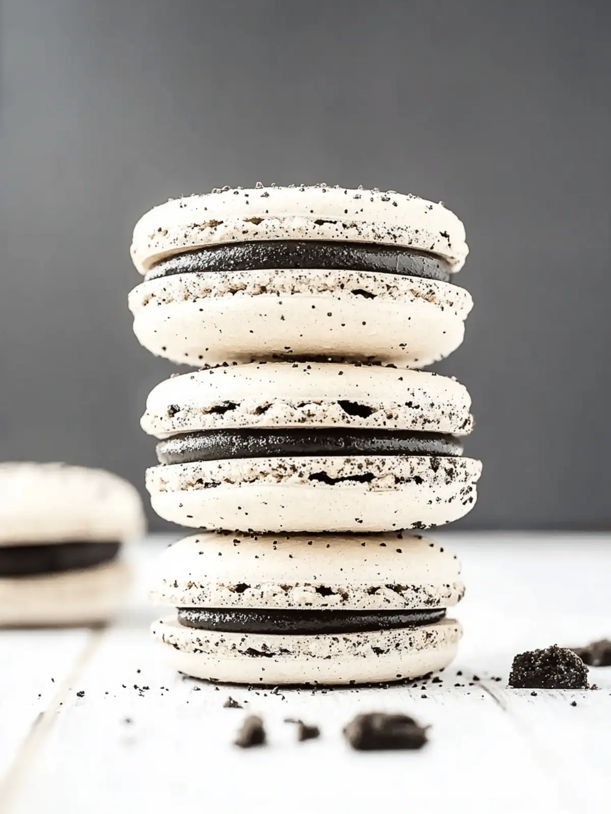 Indulge in Delightful Oreo Macarons for Sweet Moments 2 Oreo Macarons