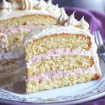 Champagne Cake with Champagne Italian Meringue Buttercream