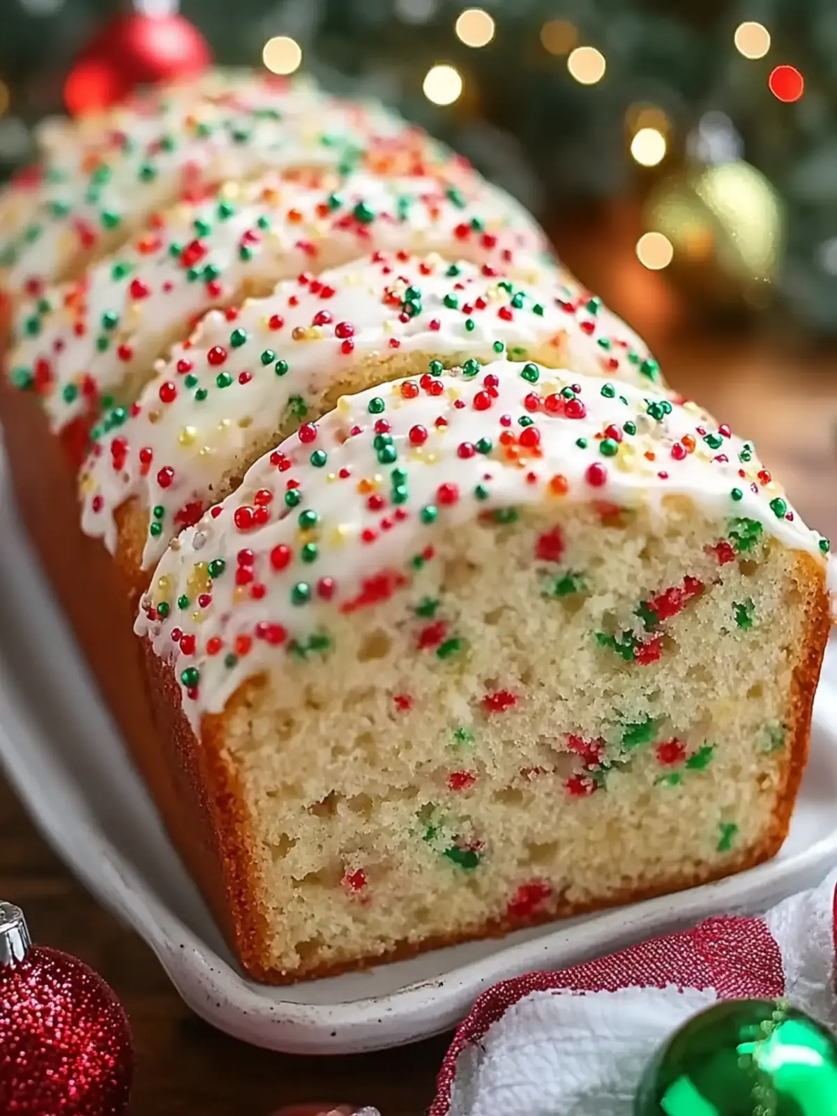Christmas Sprinkle Buttermilk Bread