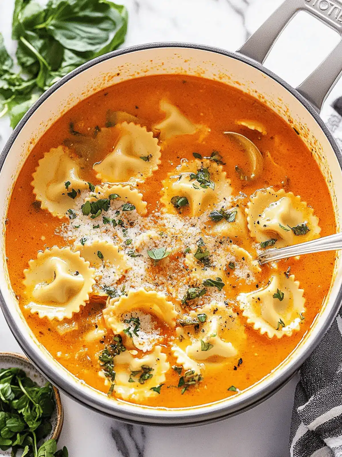 One Pot Ravioli Soup: Comfort in Every Delicious Spoonful 4 One Pot Ravioli Soup