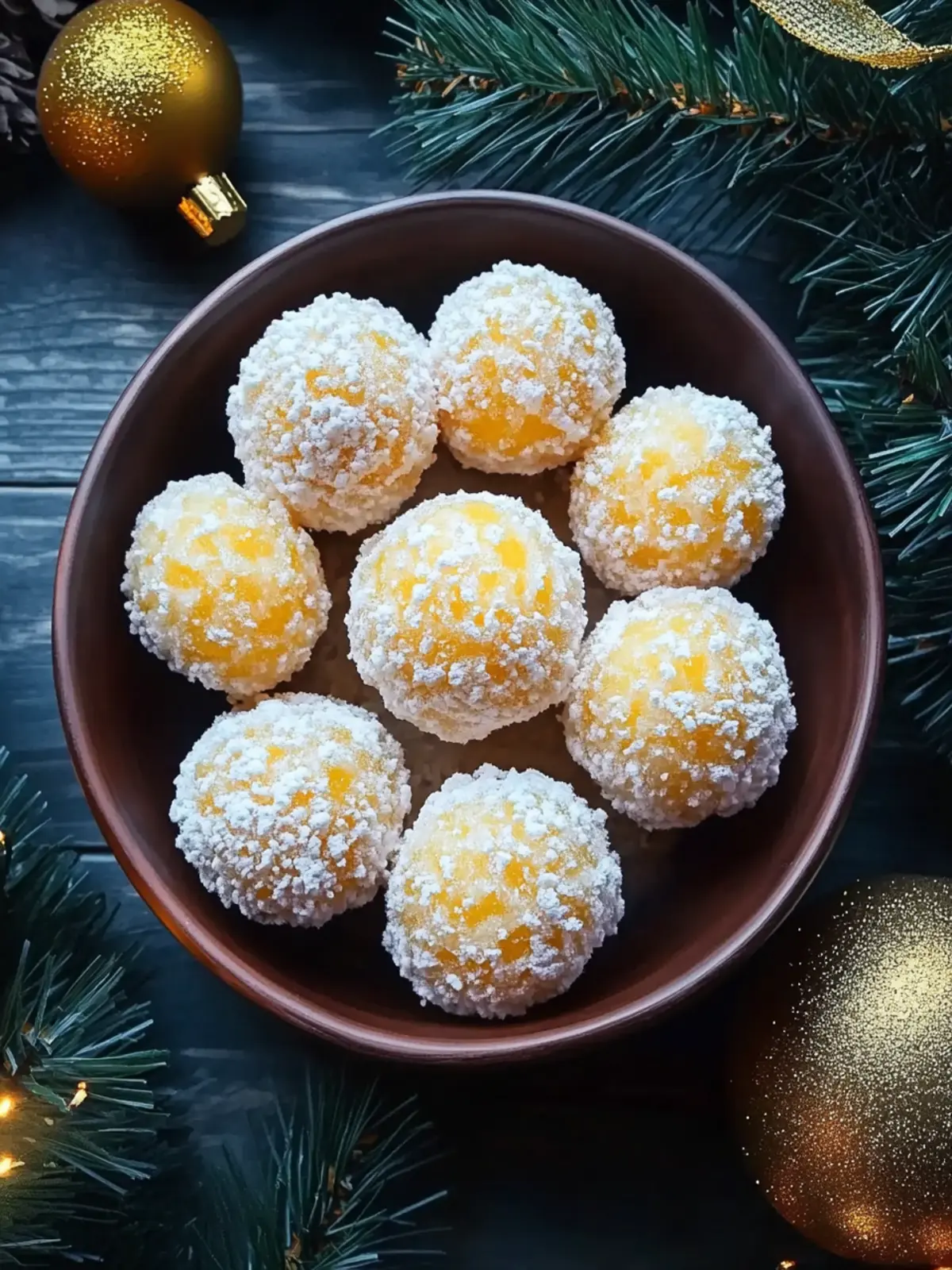 Tropical Pineapple Christmas Balls: No-Bake Holiday Bliss 2 Pineapple Christmas Balls