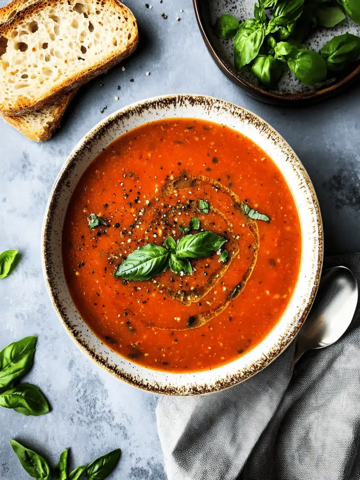 Irresistible Roasted Tomato Basil Soup - Vegan Comfort in a Bowl 5 Roasted Tomato Basil Soup