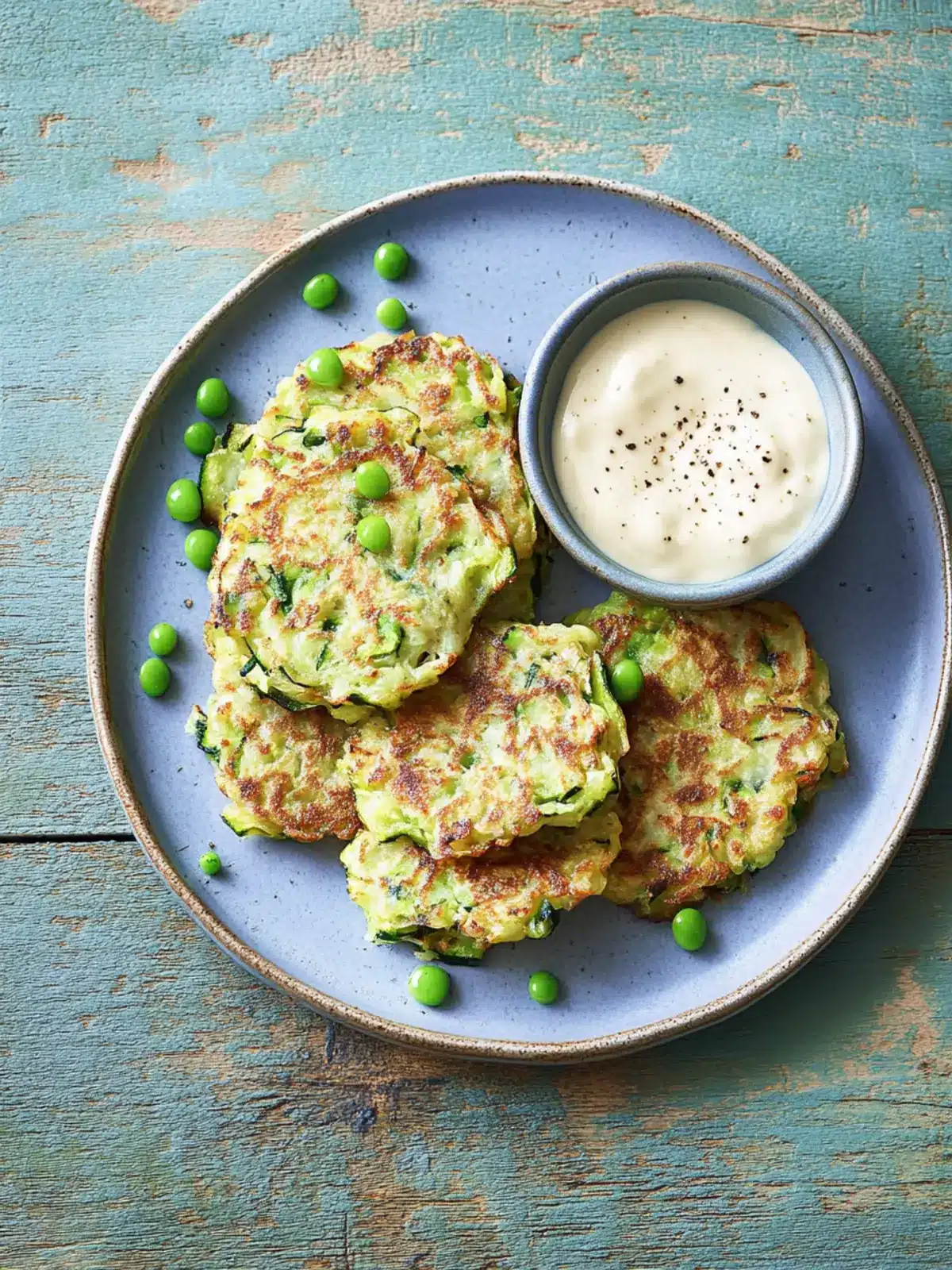 Courgette fritters