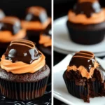 Chocolate Pumpkin Cupcakes
