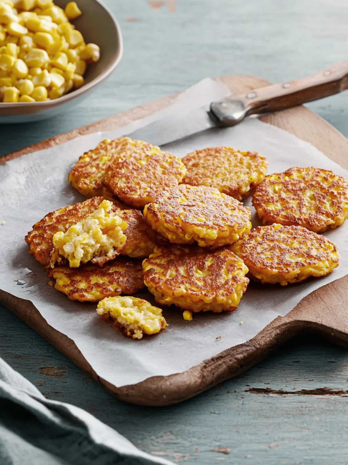 Crispy Sweetcorn Fritters Perfect for Easy Snacking 5 Sweetcorn fritters