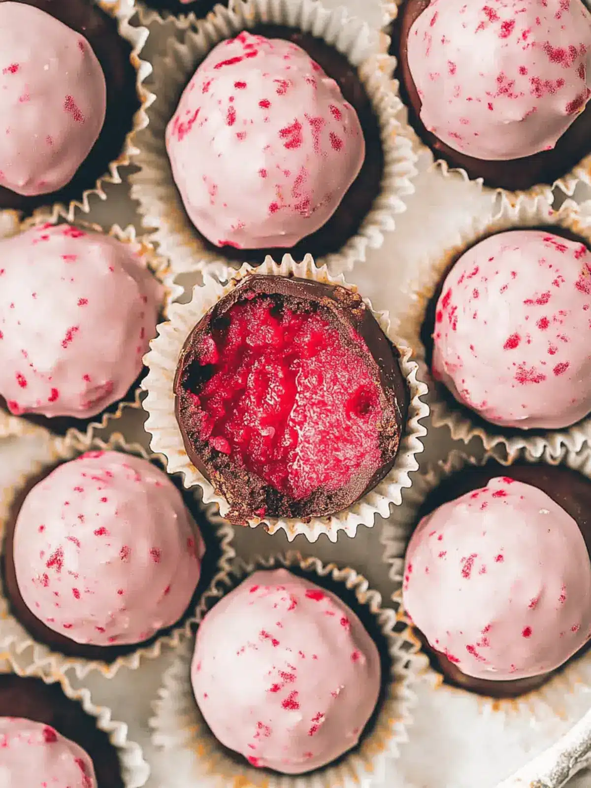 Delicious Raspberry Truffles: A Sweet Homemade Delight 2 Raspberry Truffles