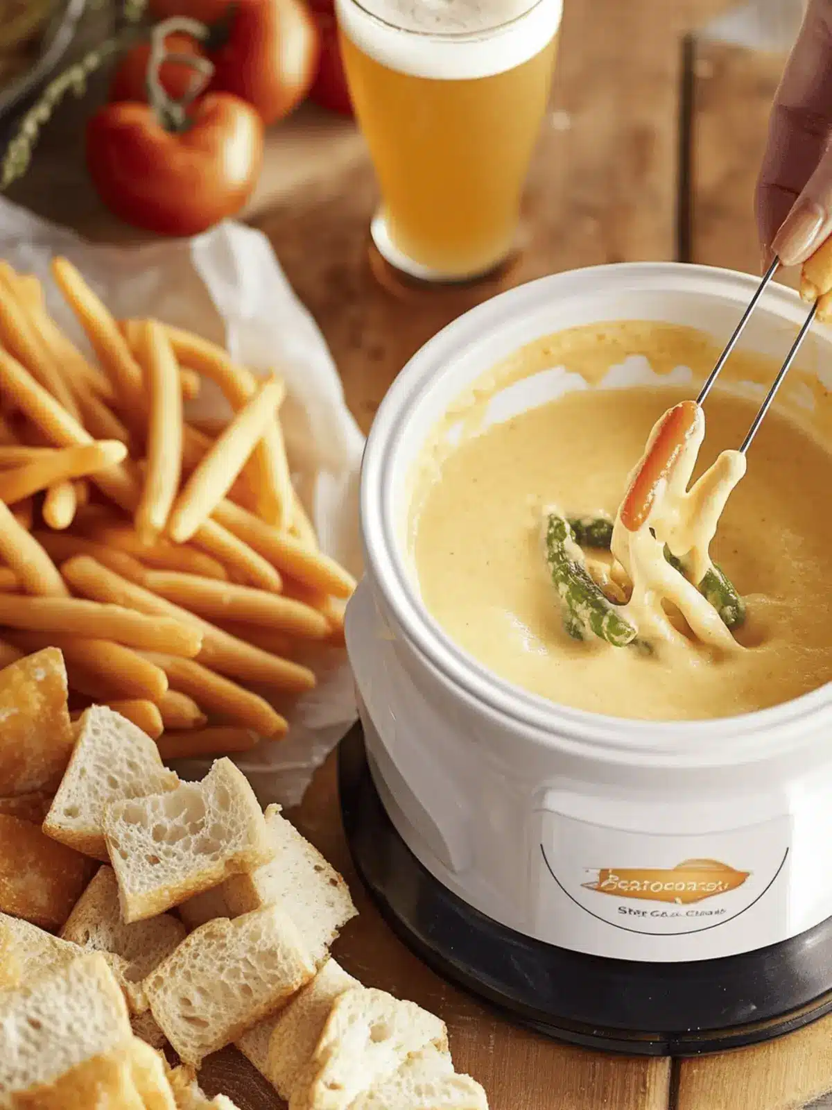 Beer & Cheddar Fondue