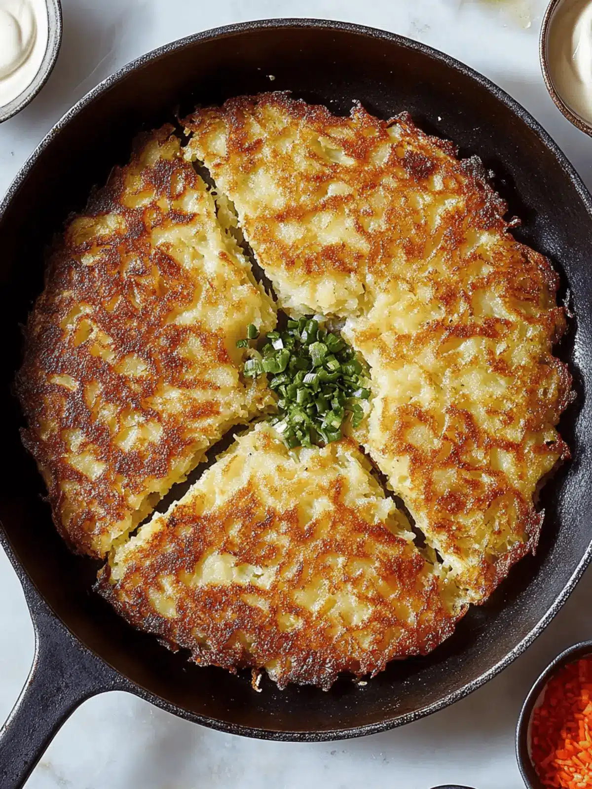 Giant Skillet Latke That Makes Comfort Food a Breeze 2 Giant Skillet Latke