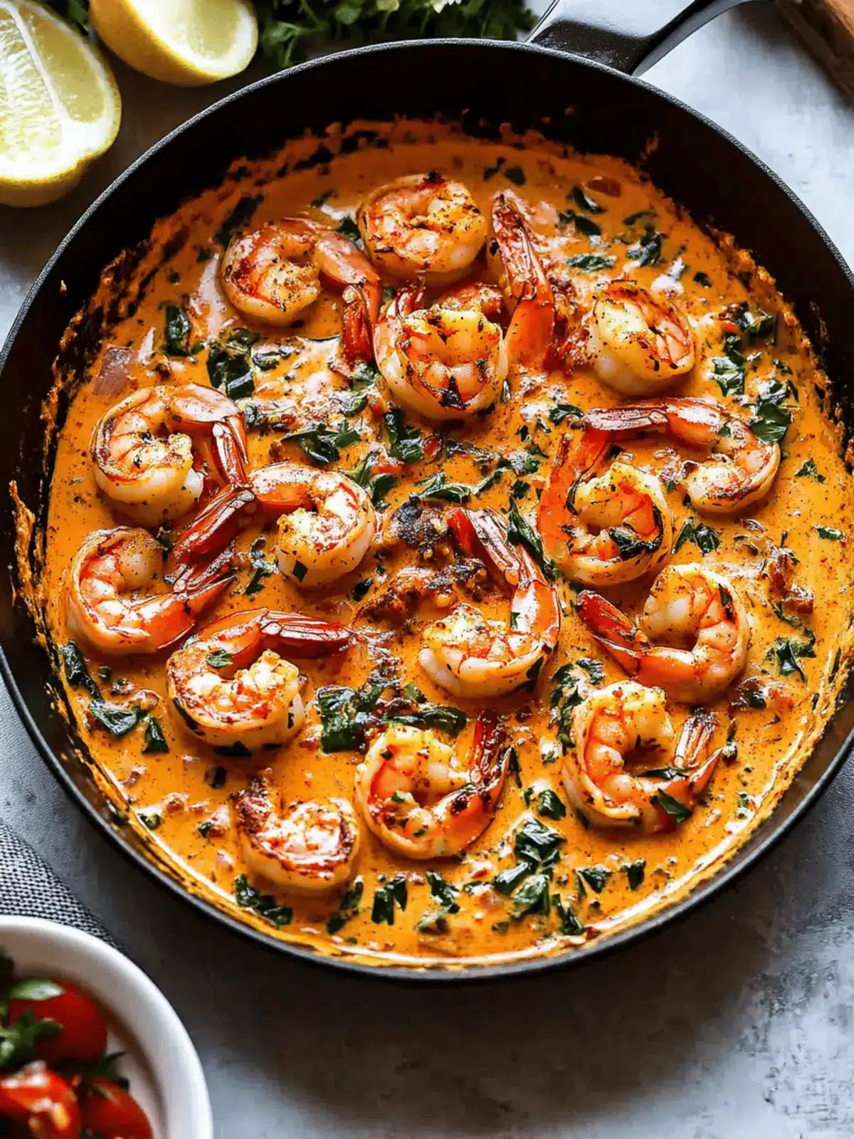 Creamy Garlic-Paprika Shrimp Skillet: Your Weeknight Delight 2 Creamy Garlic-paprika Shrimp Skillet