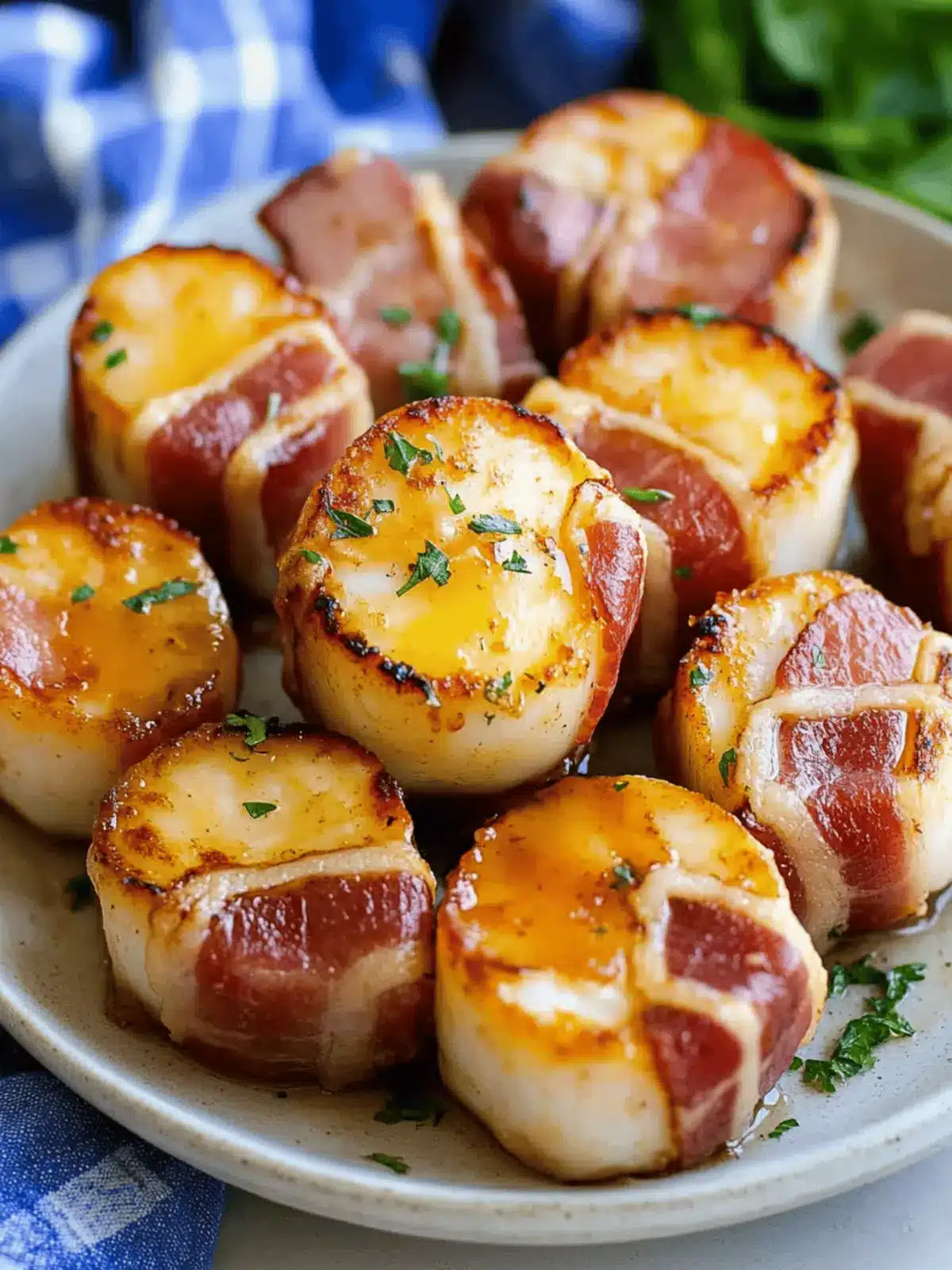Bacon Wrapped Scallops