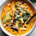 Chicken, Poblano, and Black Bean Soup