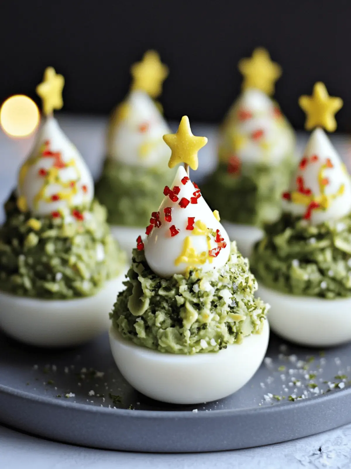 Deviled Egg Christmas Trees: A Fun Holiday Treat to Share 2 Deviled Egg Christmas Trees