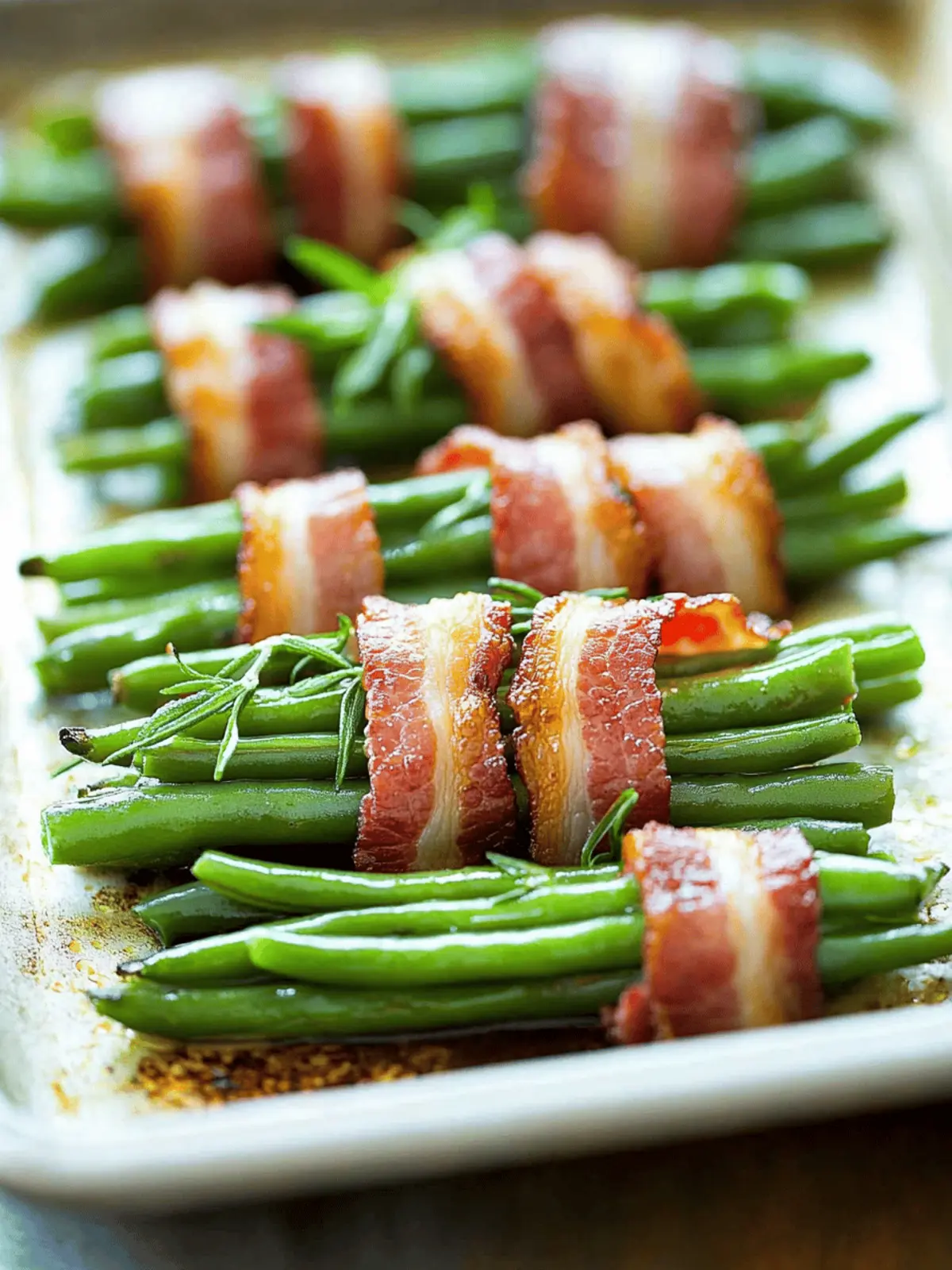 Savor Bacon Green Bean Bundles for a Flavorful Twist! 5 Bacon Green Bean Bundles