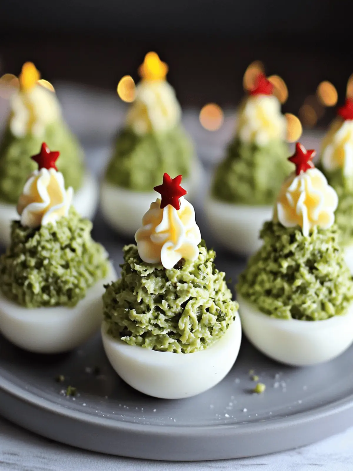 Deviled Egg Christmas Trees: A Fun Holiday Treat to Share 5 Deviled Egg Christmas Trees