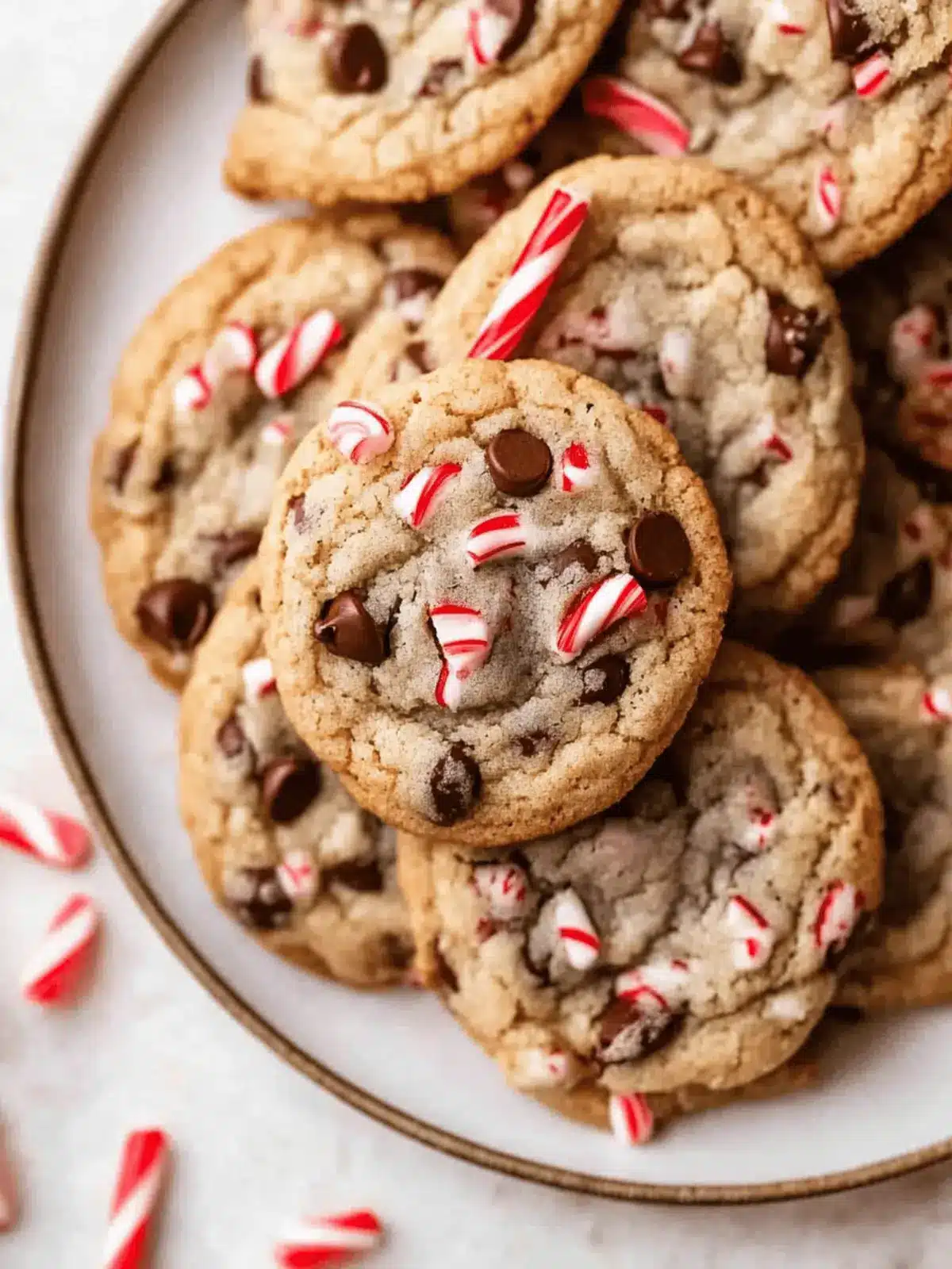 Peppermint Chocolate Chip Cookies for Holiday Cheer 5 Peppermint Chocolate Chip Cookies