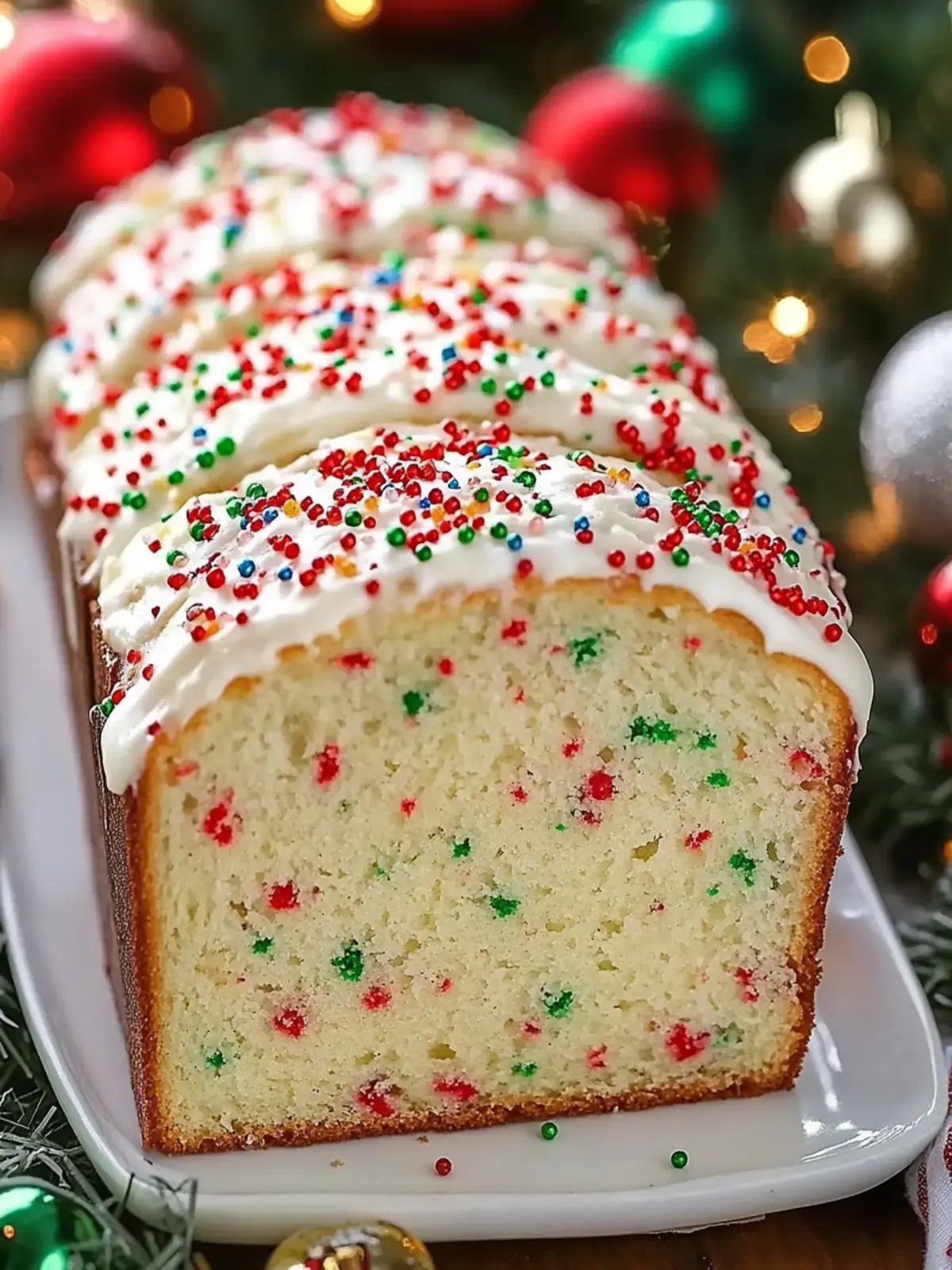 Christmas Sprinkle Buttermilk Bread