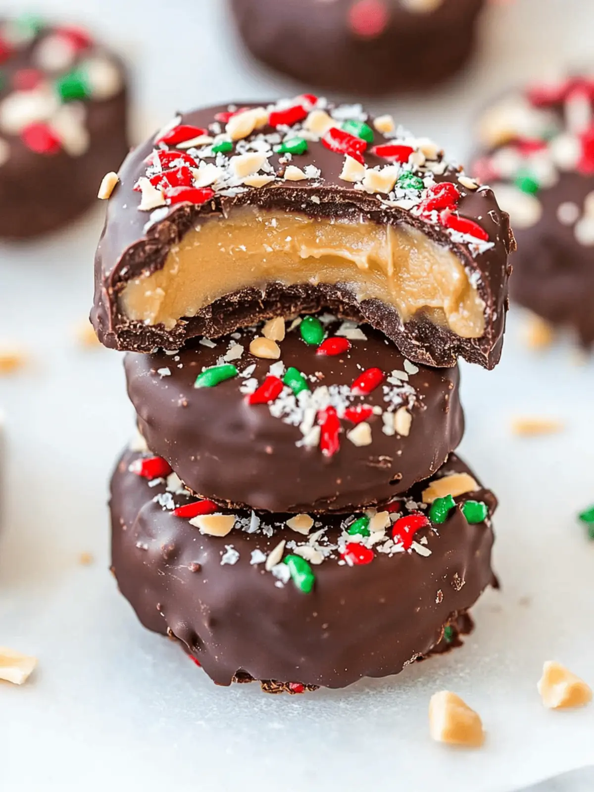 Chocolate Peanut Butter Stacks