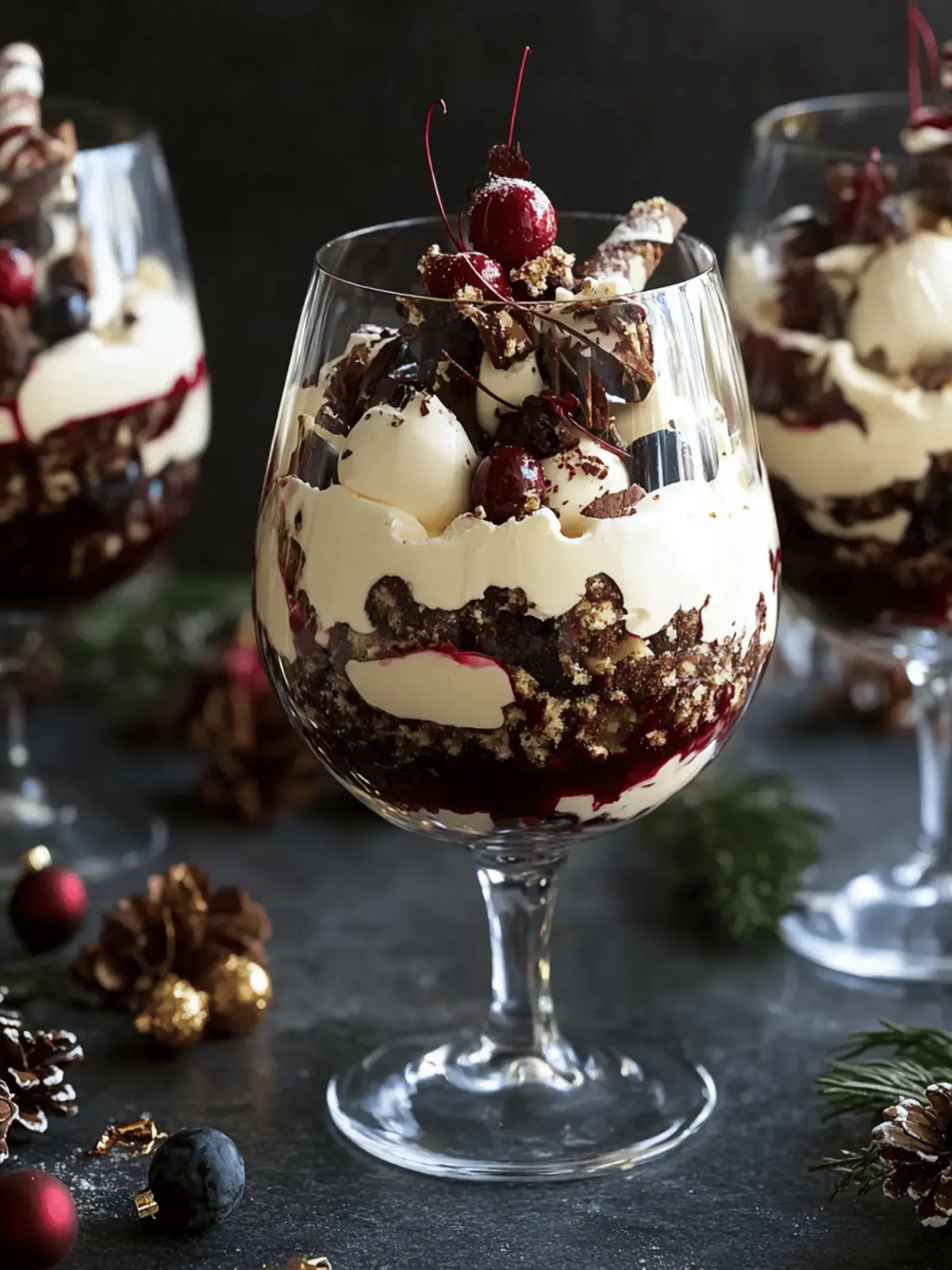 Irresistible Black Forest Trifle for Christmas Gatherings 2 Black Forest Trifle for Christmas