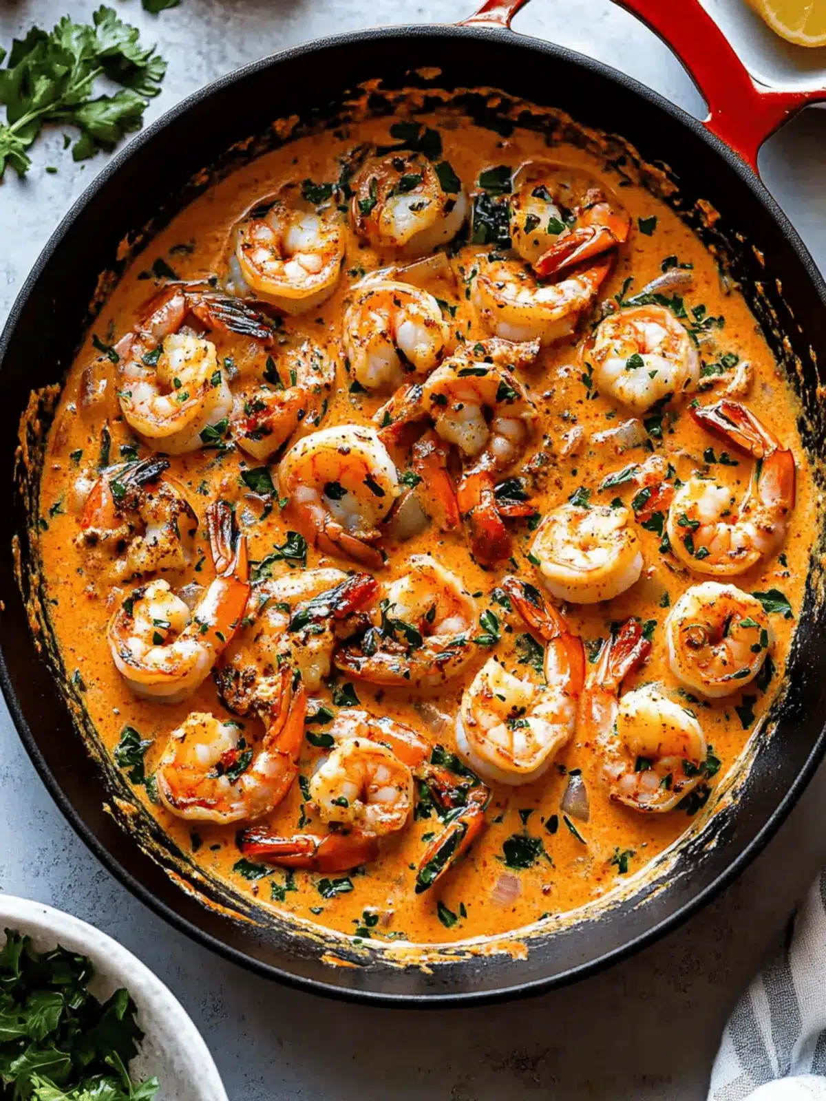 Creamy Garlic-Paprika Shrimp Skillet: Your Weeknight Delight 3 Creamy Garlic-paprika Shrimp Skillet