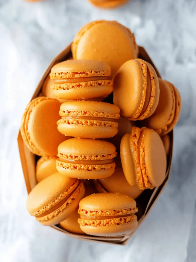 Pumpkin Pie Macarons