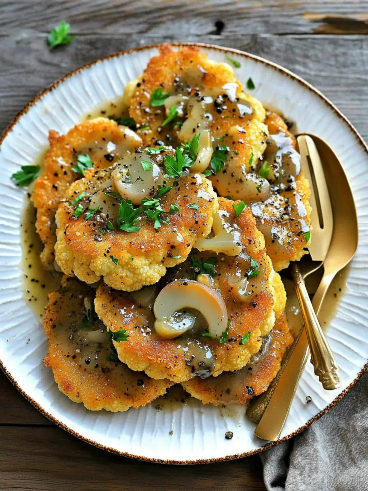 Vegan Crispy Black Pepper Cauliflower Steaks That Impress 4 Vegan Crispy Black Pepper Cauliflower Steaks