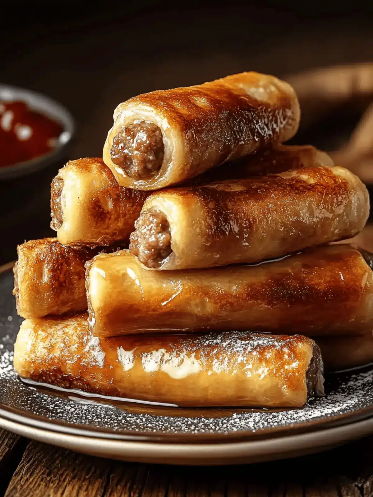 Sausage French Toast Roll-Ups: The Perfect Grab-and-Go Breakfast 3 Sausage French Toast Roll-Ups