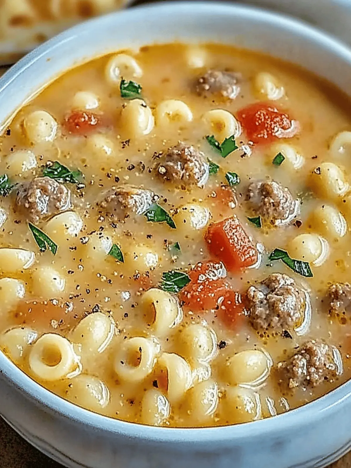 Creamy Parmesan Italian Sausage Ditalini Soup to Warm Your Soul 3 Parmesan Italian Sausage Ditalini Soup