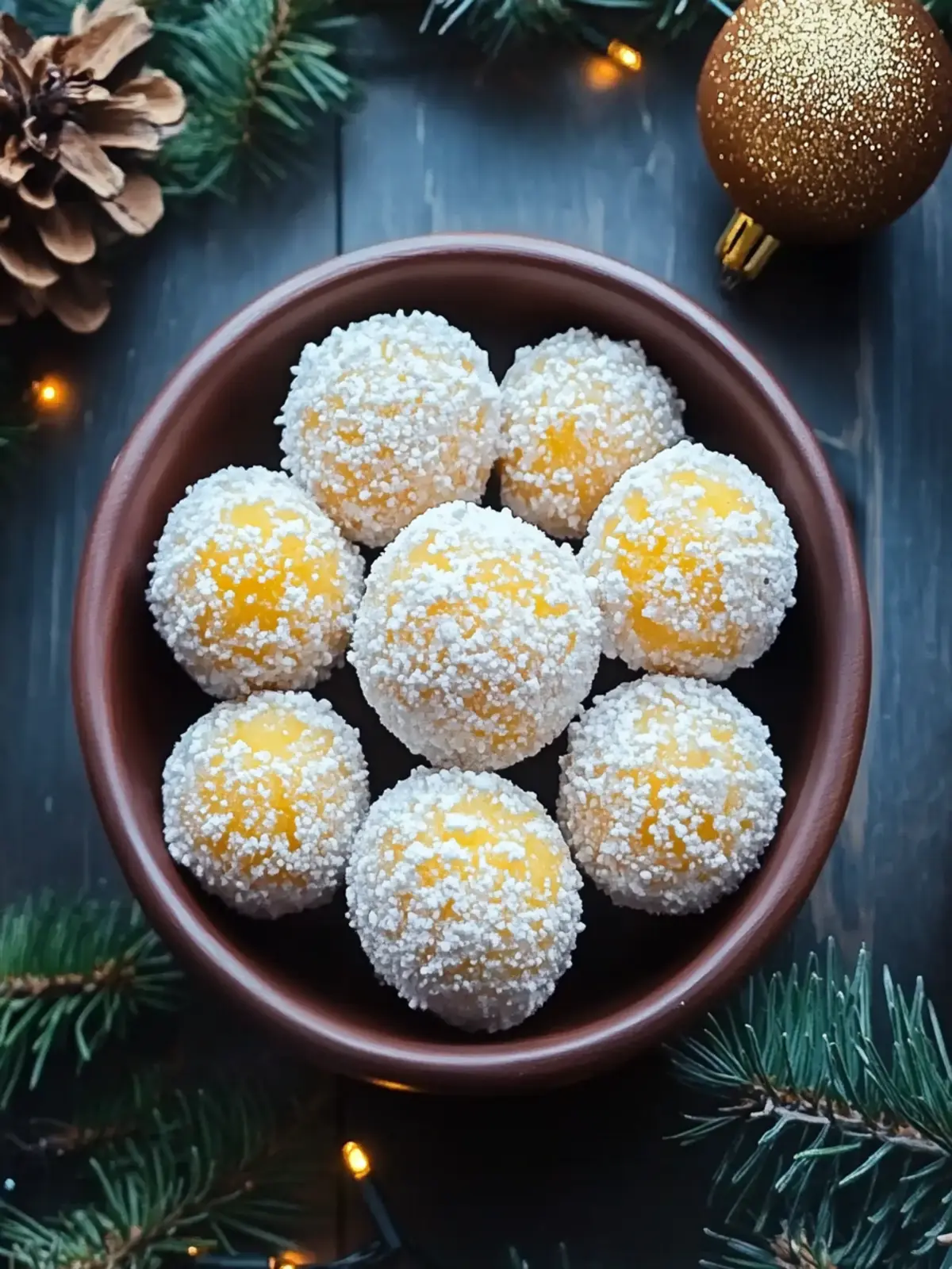 Tropical Pineapple Christmas Balls: No-Bake Holiday Bliss 3 Pineapple Christmas Balls