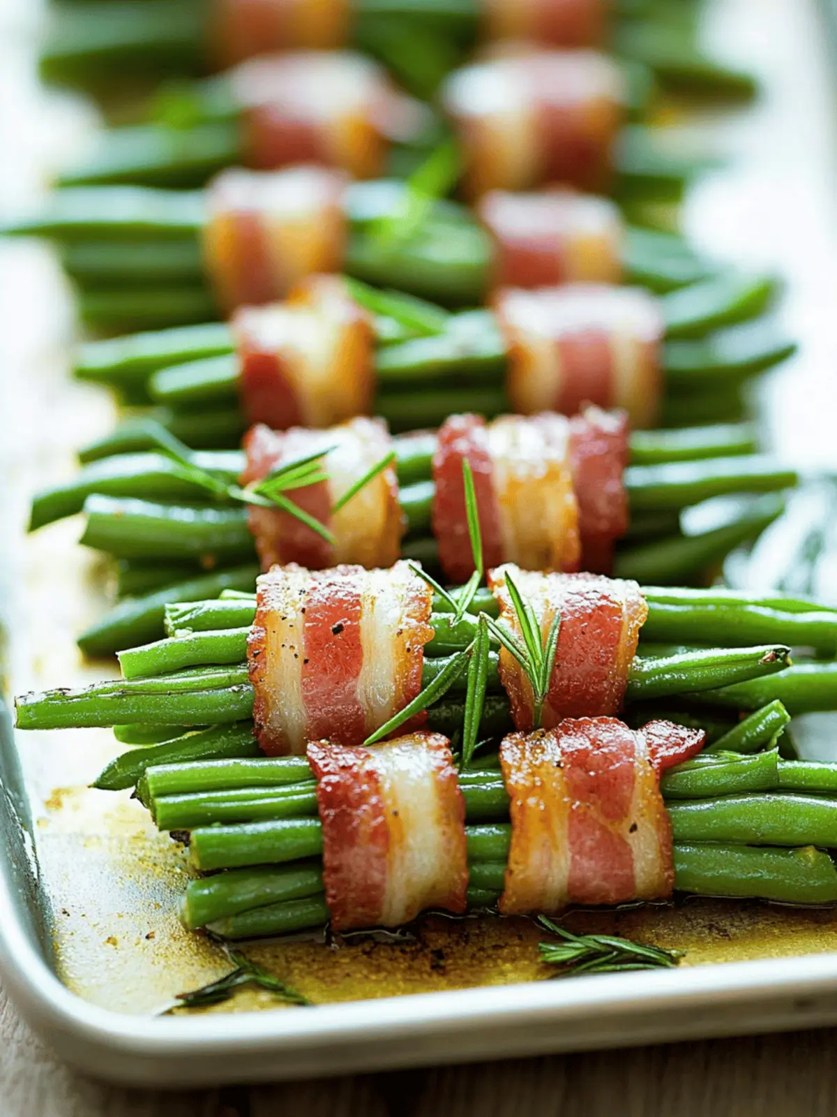 Savor Bacon Green Bean Bundles for a Flavorful Twist! 2 Bacon Green Bean Bundles