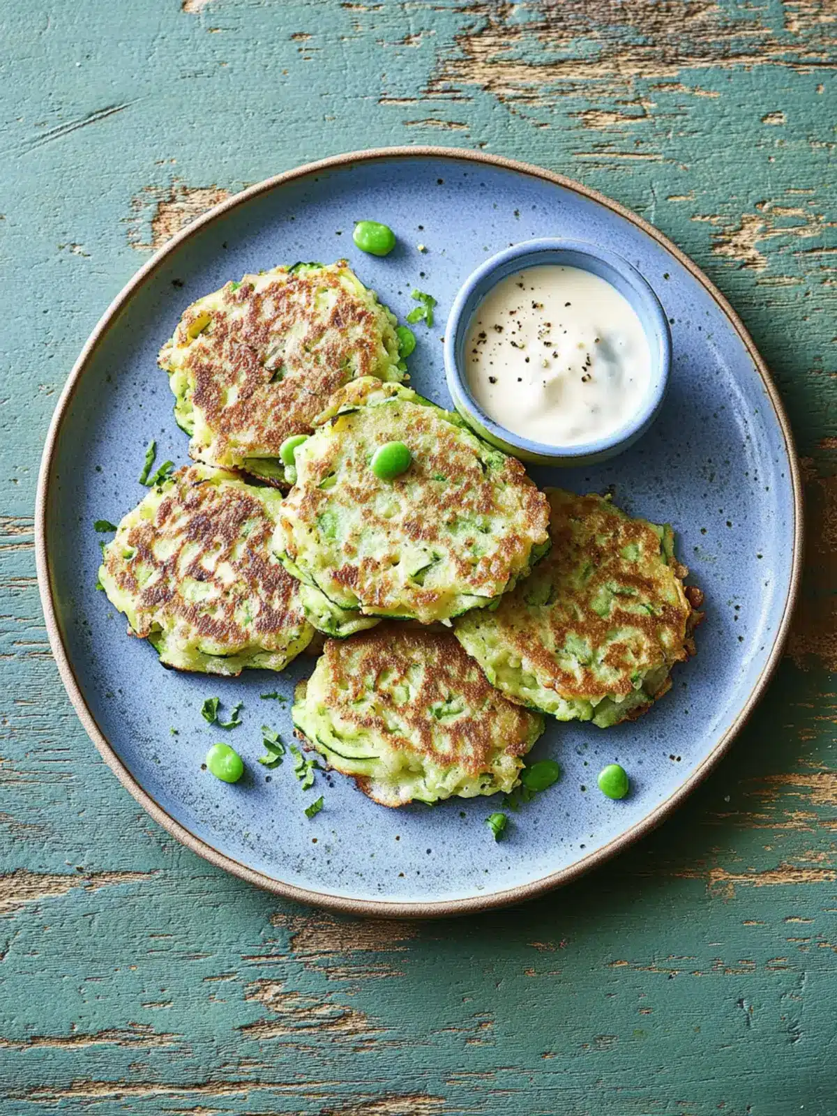 Courgette fritters