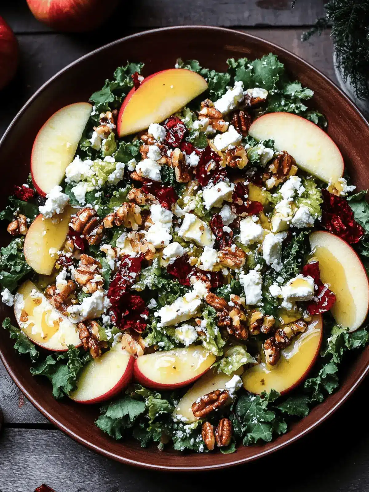 Autumn Harvest Honeycrisp Apple and Feta Salad