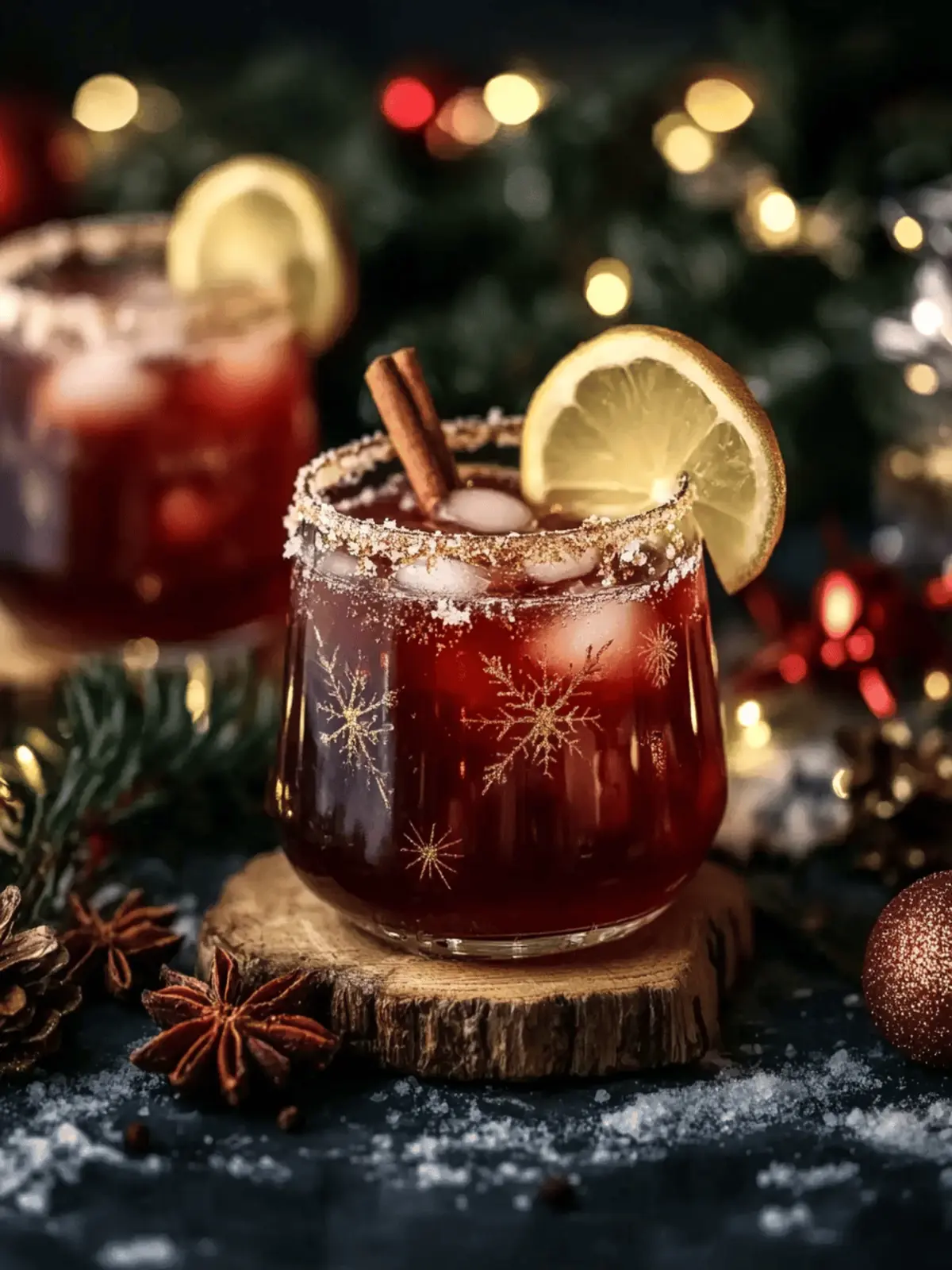 Spiced Christmas Margarita: Your Festive Cheers in Minutes 2 Spiced Christmas Margarita
