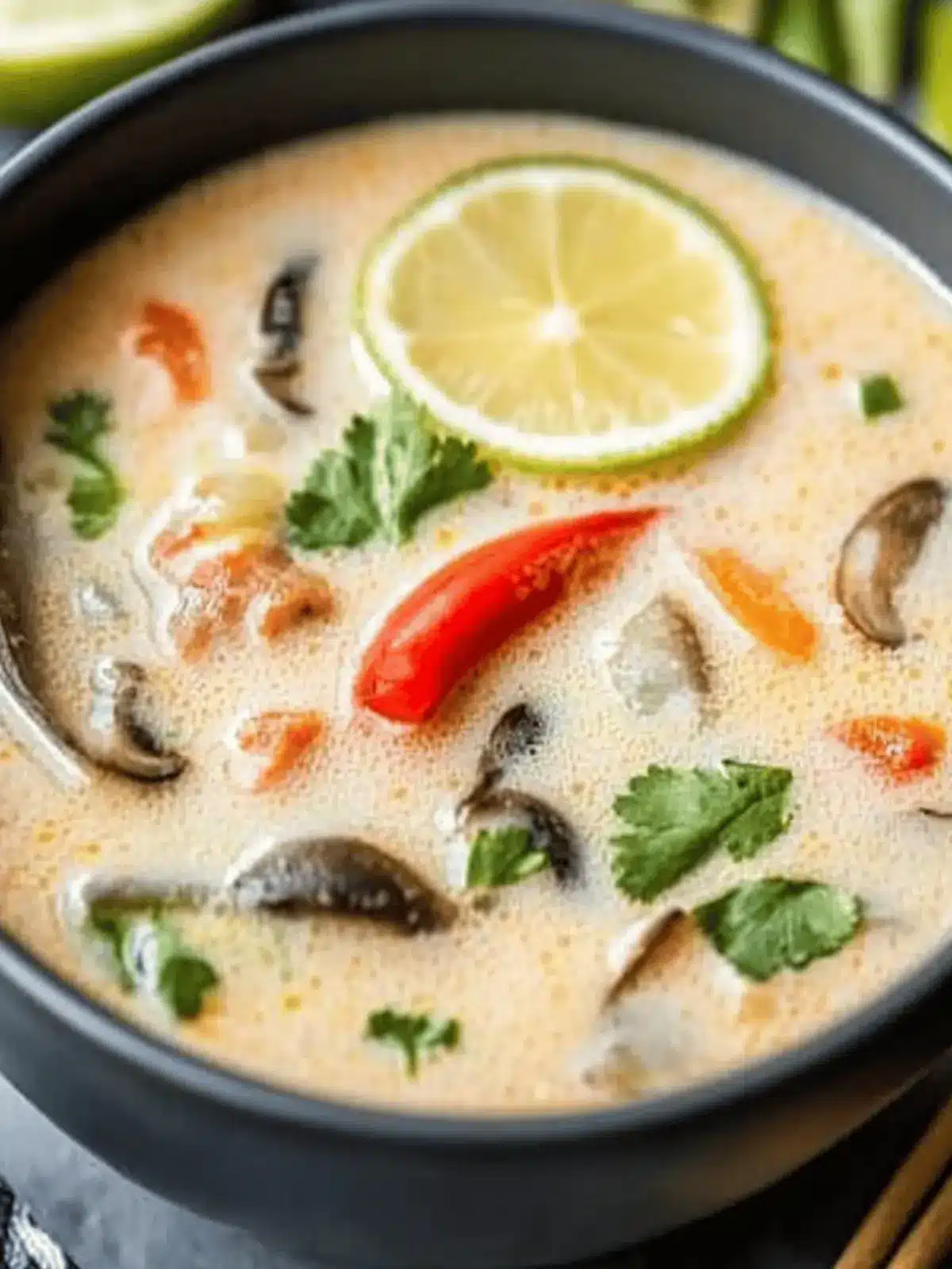 Easy Tom Kha Gai – Thai Coconut Soup for Cozy Nights 3 Easy Tom Kha Gai – Thai Coconut Soup