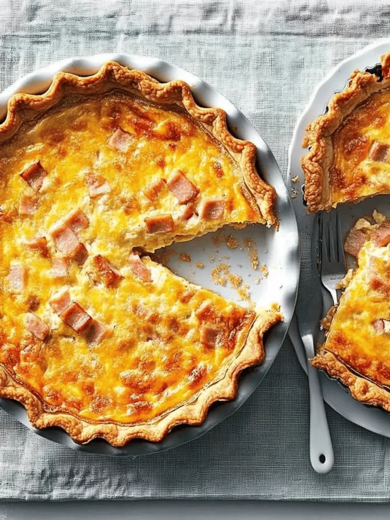 Ham and Cheese Quiche
