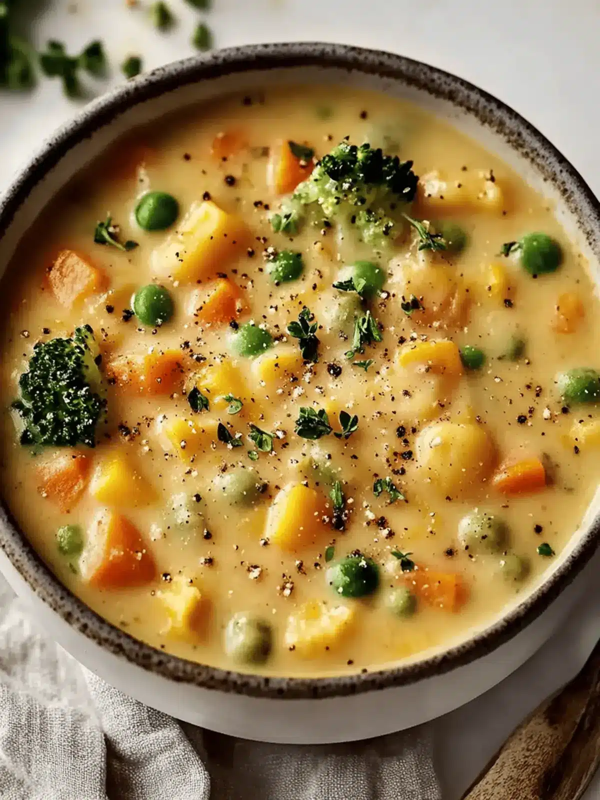 Veggie Pot Pie Soup