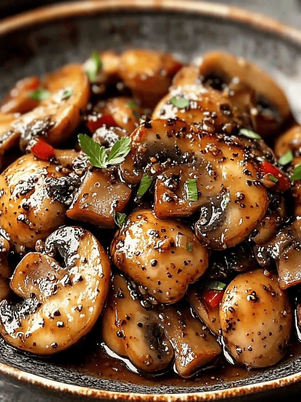 Savory Black Pepper Chicken with Mushrooms: Quick & Easy Delight 5 Black Pepper Chicken with Mushrooms