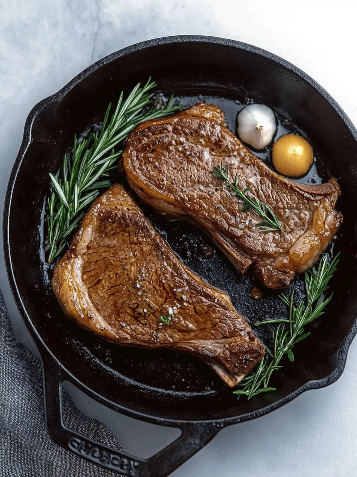 Cast Iron Skillet Steak