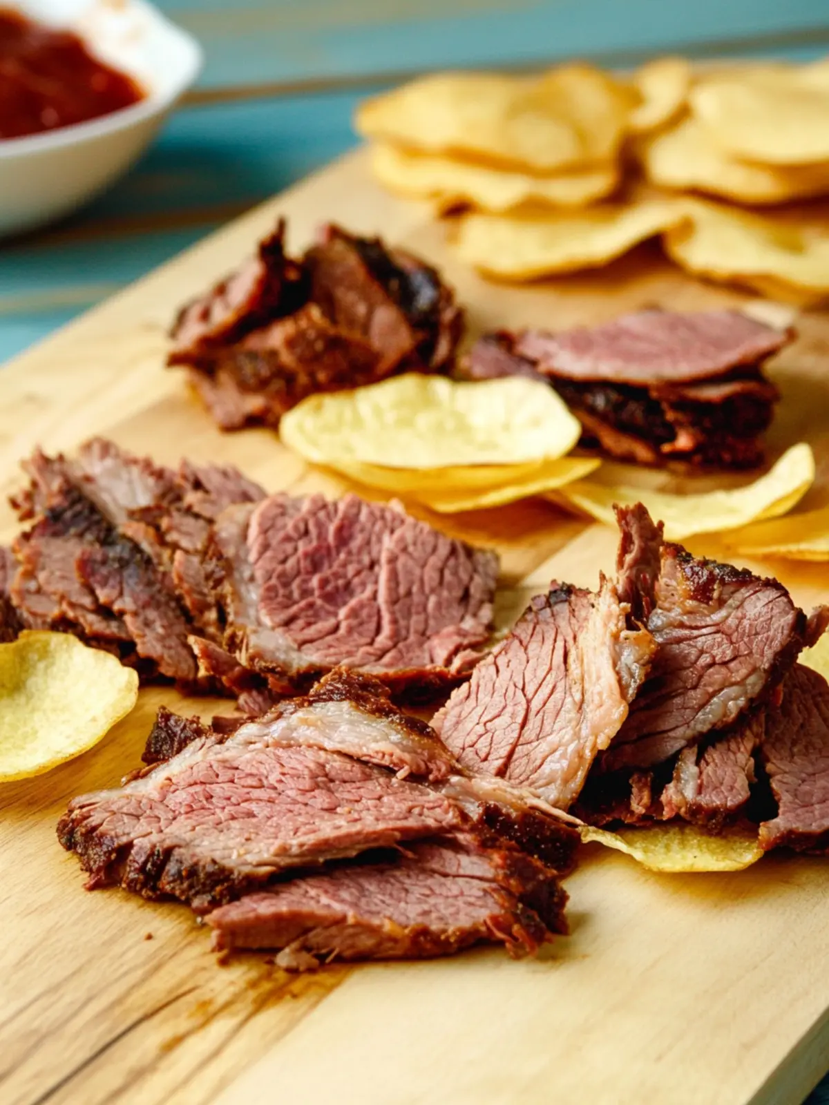 Irresistible Brisket Bites Wrapped in Crunchy Chips 4 Brisket Bites