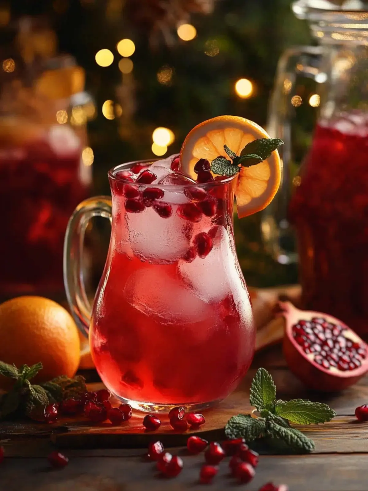 Delightful Non-Alcoholic Sparkling Pomegranate Punch Recipe 2 Non-Alcoholic Sparkling Pomegranate Punch