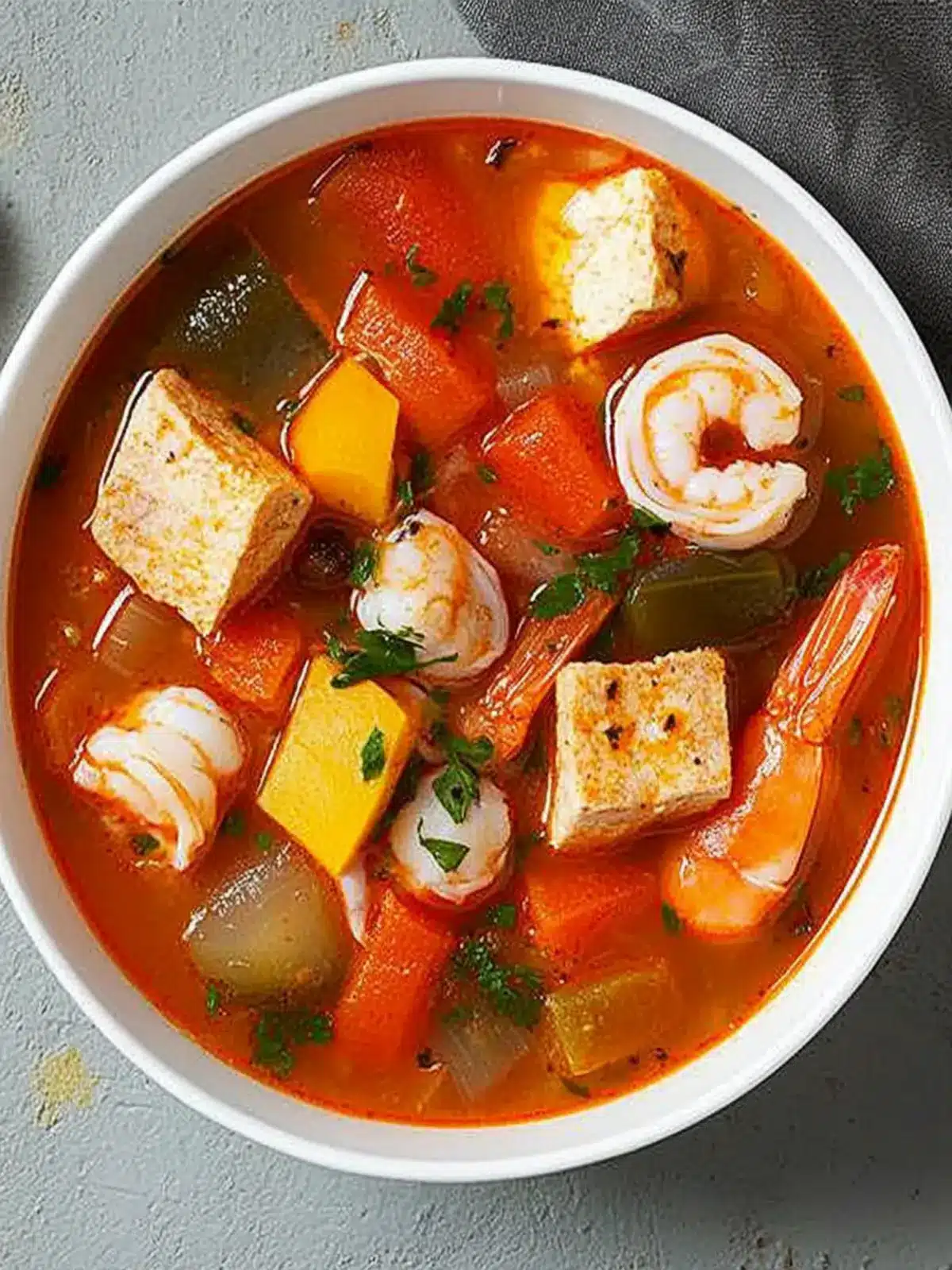 Savory Seafood Soup: Quick, Healthy One-Pot Delight 3 Seafood Soup