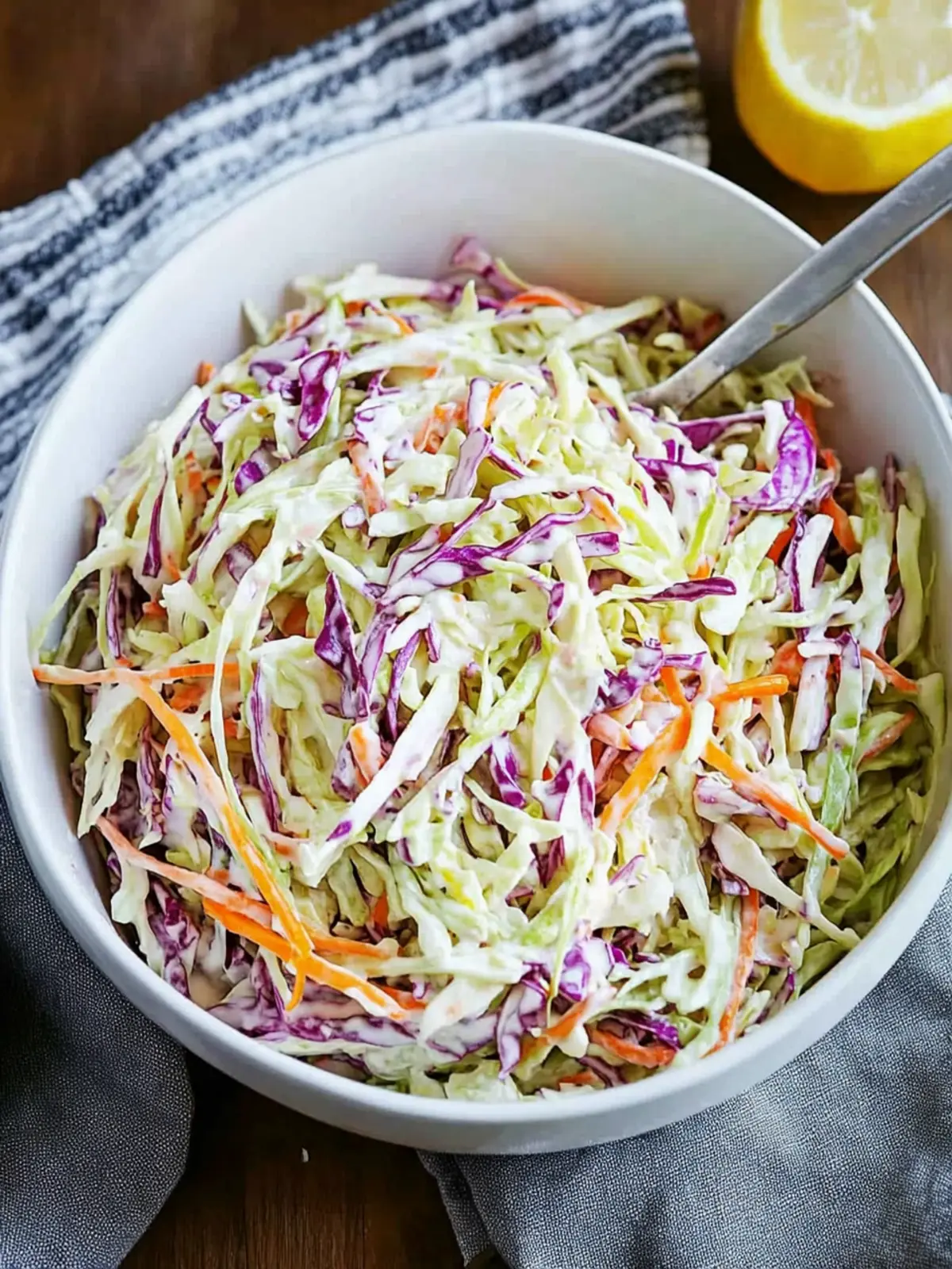 Homemade Coleslaw: Quick, Crunchy Perfection in Minutes 4 Homemade Coleslaw