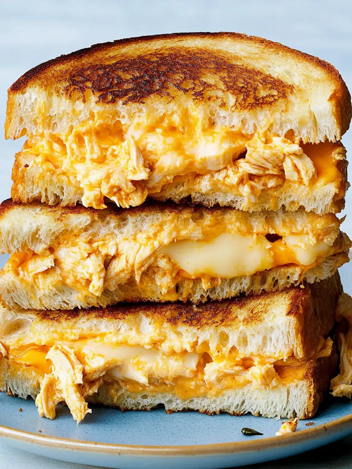 Buffalo Chicken Grilled Cheese: A Spicy Comfort Food Treat 3 Buffalo Chicken Grilled Cheese